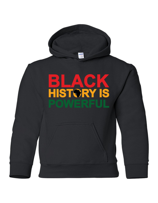 Black History is Powerful Hoodie (Youth)