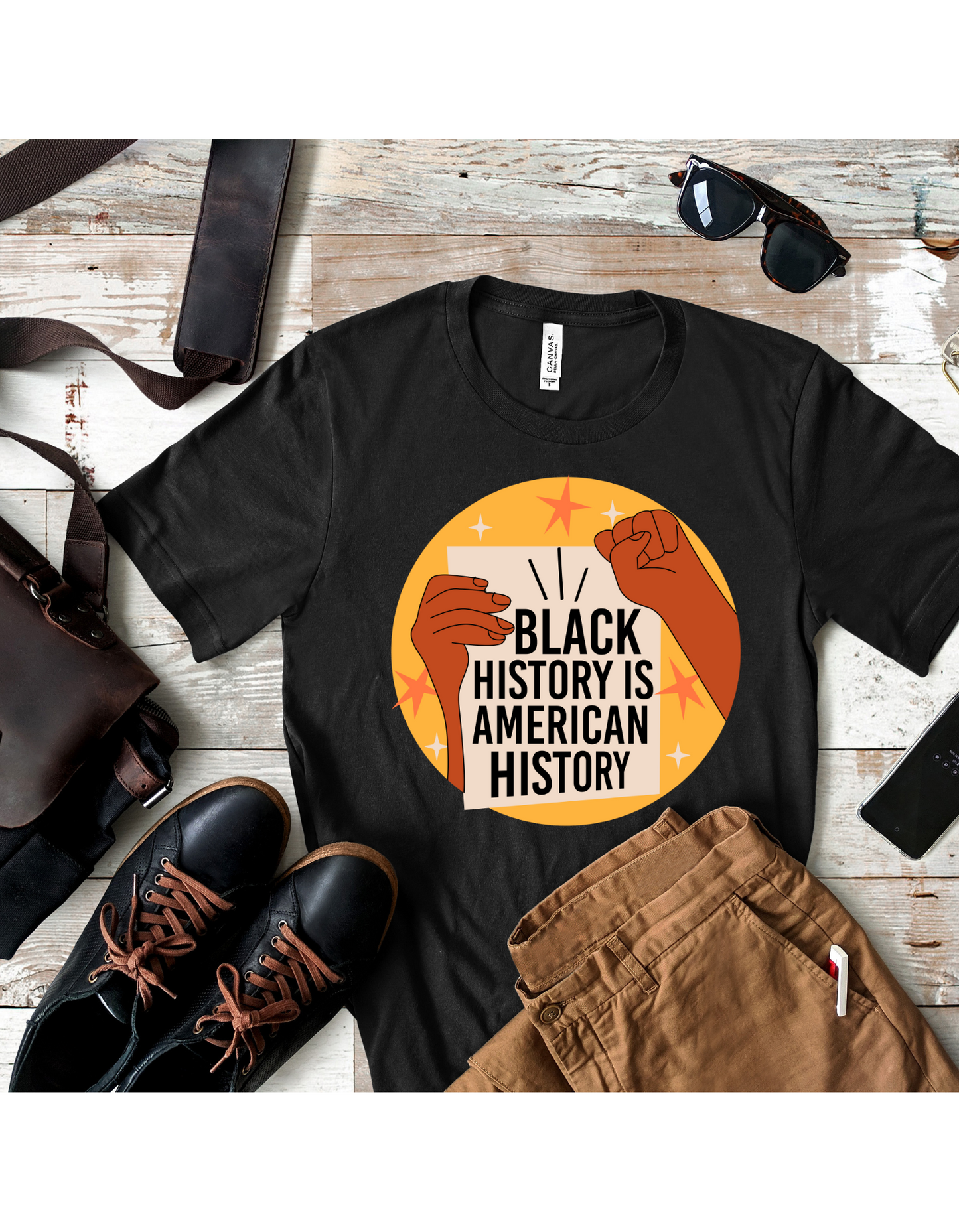 Black History Fist Tee
