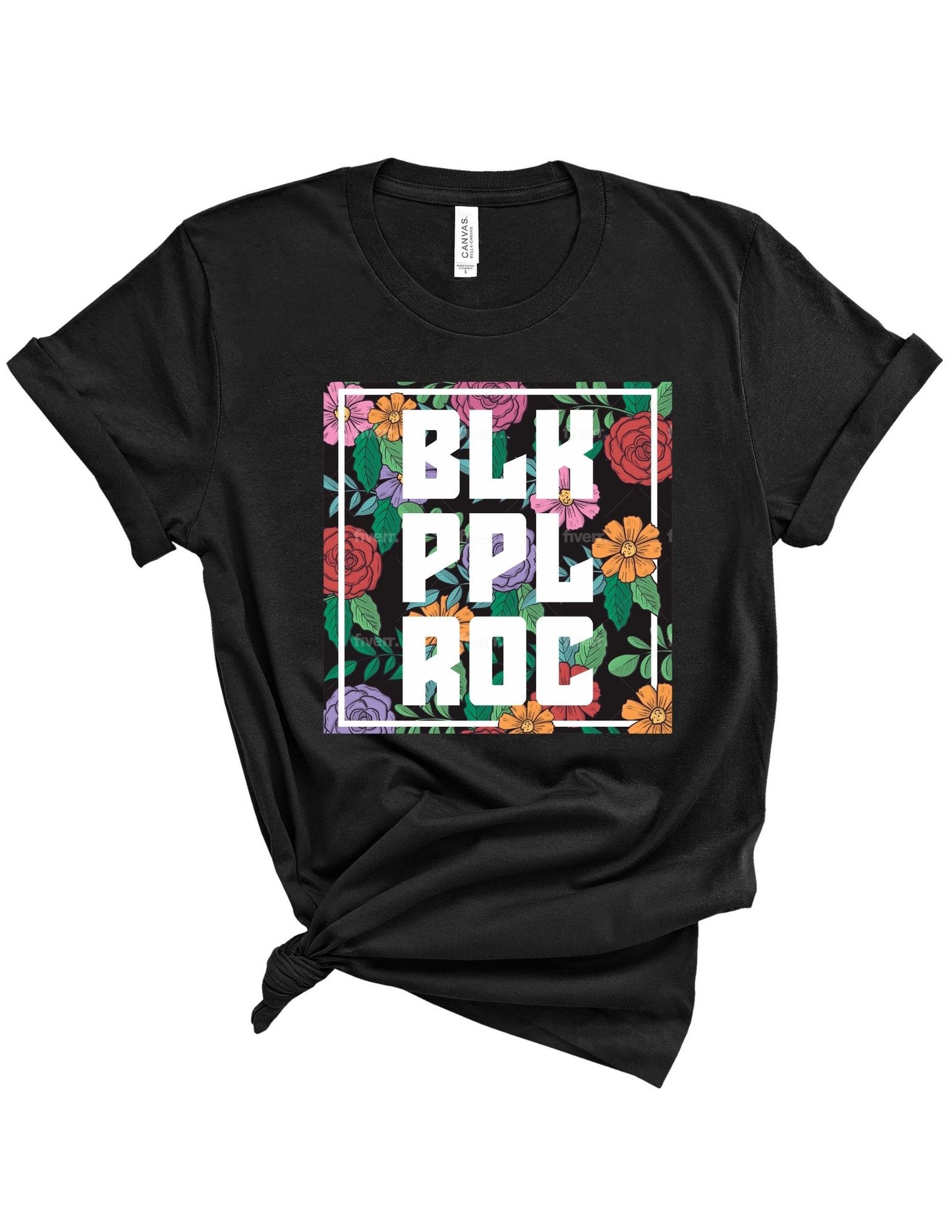 BLK PPL ROC Tee