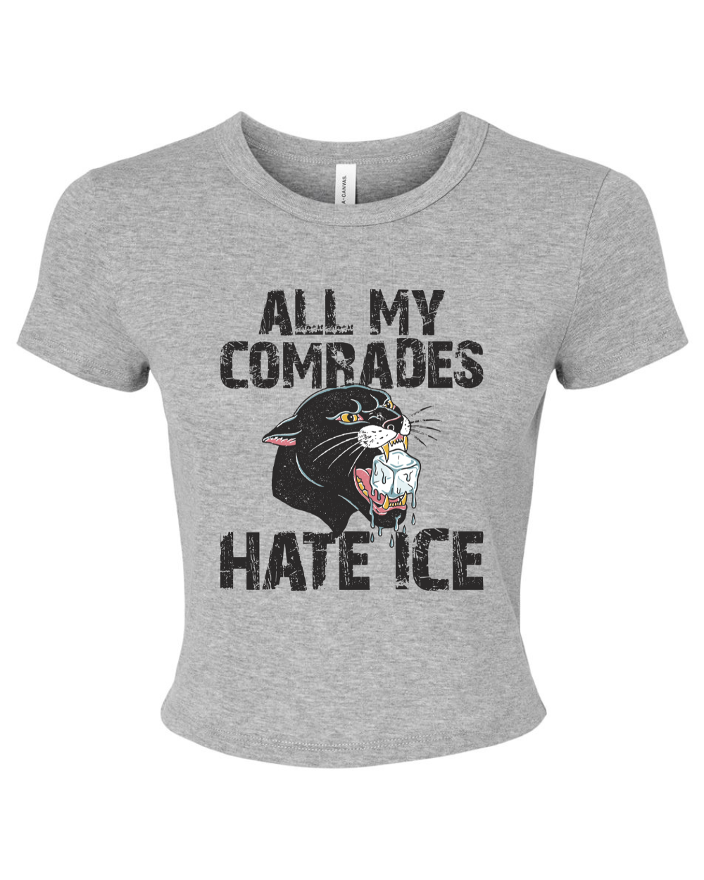 All My Comrades Hate ICE Baby Tee
