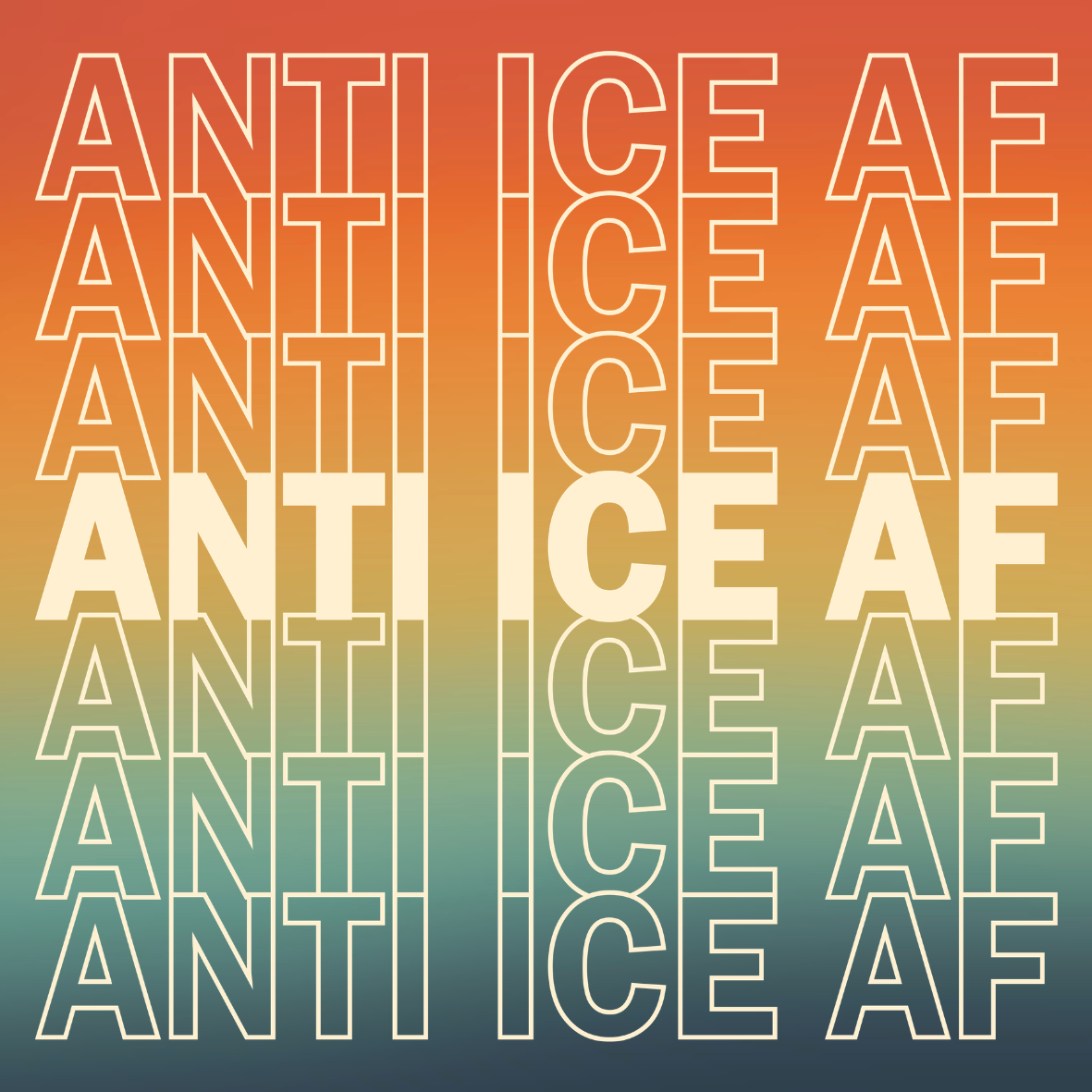 Anti ICE AF Sticker
